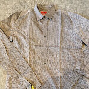 Hugo Hugo Boss gray patterned dress shirt - size 14.5